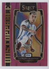 2023-24 Panini Select FIFA Unstoppable Pink Prizm 6/25 Lisandro Martinez #3 0kq