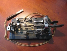 1934 Vibroplex Original Bug, 796 Fulton St, # 107739, Japan Black w/ Wire Plug