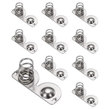 10Pcs Battery Spring Contact 21 x 8mm Negative Positive Bipolar inner Circle 