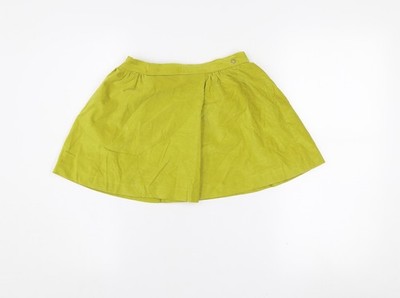 Massimo Dutti Teens grüner kurzer A-Linien-Baumwollrock 9-10 Jahre