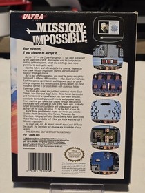 Mission: Impossible (Nintendo, NES, 1990) Game & Box. NO MANUAL