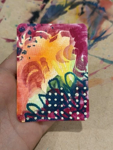 "Coming Autumn" 2.5’’x3.5’’ ACEO - Signed Original Painting