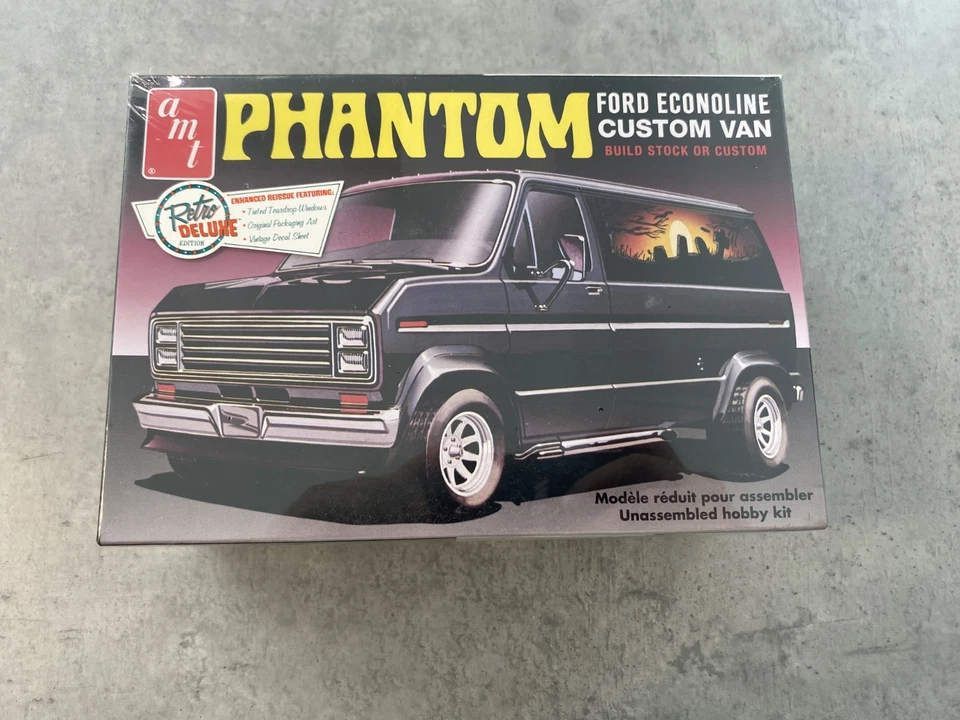 AMT 767 1:25 Phantom Ford Econoline Custom Van ungebaut original versiegelt - Bild 1 von 1