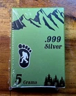 5g gram  .999 Fine Silver Bigfoot Sasquatch -- New In Box
