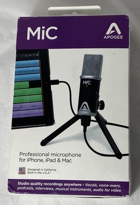 Apogee MiC 96K USB Professional Microphone For iPhone/iPad/Mac Made In USA