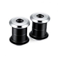 Polyurethane Handlebar Riser Bushings Black Urethane fr Harley Chrome Black