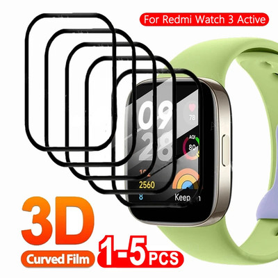3D Tempered Soft Glass Watch Film for Xiaomi Mi Watch Lite Color 2019 Full Scree