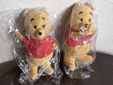 Winnie the Pooh 1960s 2 Lot New Sealed Walt Disney 6.5" Plush Toys Vintage NOS