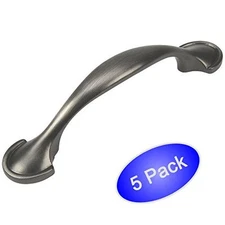 *5 Pack* Cosmas Cabinet Hardware Antique Silver Handles Pulls #6632AS