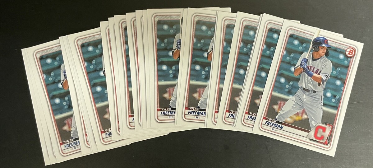 Lot (x25) 2020 Bowman TYLER FREEMAN Prospect RC #BD-78