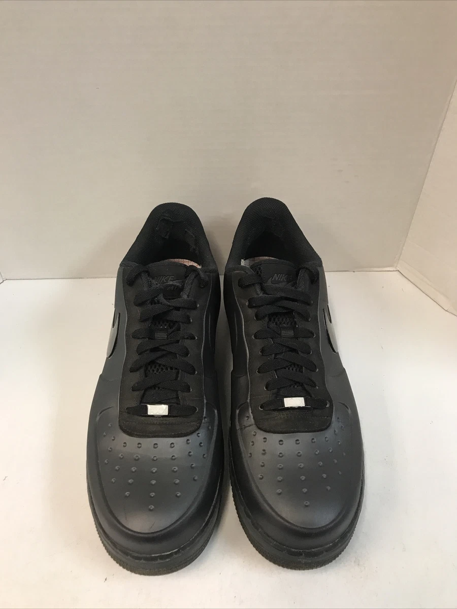 Nike air force 1 top foamposite fl max qs black/black
