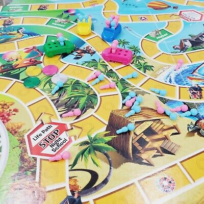 The Game of Life Board Game Hasbro 2014 Instant Set Up & Easy Play