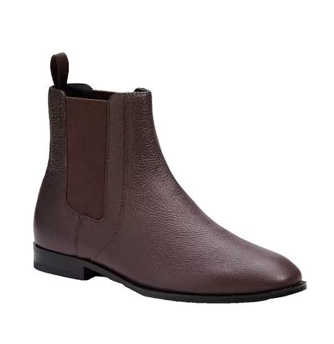 COACH MENS CHELSEA SUEDE BOOTS TAN BROWN PEANUT MENS SIZE 7.5 $378