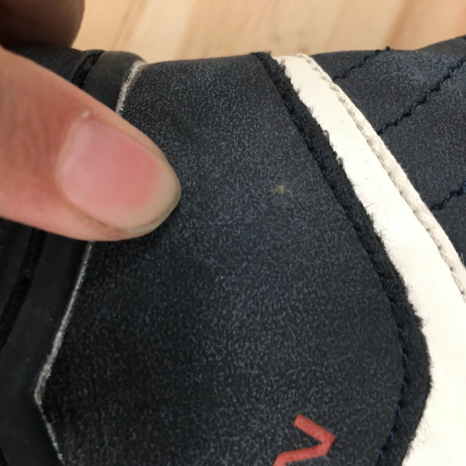 Nautica Shoes Womens 6.5 Normalin High Top Sneakers Blue Faux Leather Lace Up - Image 3 of 4