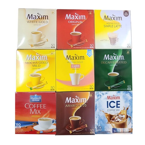Maxim Instant Easy Cut Coffee 50 sticks By Dongsuh Collection Made in Korea - Picture 1 of 11