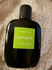 MADMAN & CO. Tru Fragrance Sport Eau De Cologne Spray For Men EDC 3.4 oz 