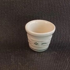 Longaberger Pottery Ceramic Cup, Custard Cup. Made In The USA