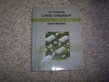 2000 Toyota Land Cruiser Electrical Wiring Diagram Manual 4WD 4.7L V8  