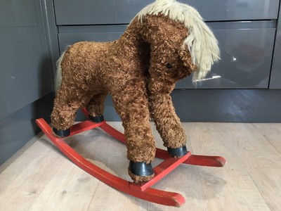 poodle rocking horse