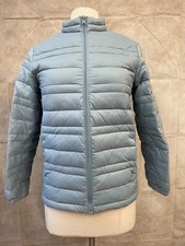 Little Brenn Girls Light Blue Puffer Jacket Full Zip Size 150