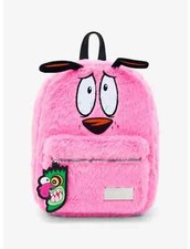 Courage The Cowardly Dog Fuzzy Mini Backpack