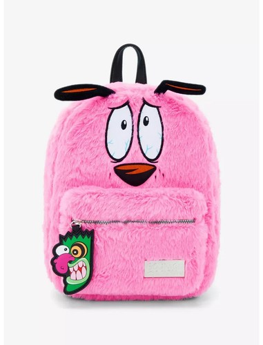 Courage The Cowardly Dog Fuzzy Mini Rucksack - Bild 1 von 4