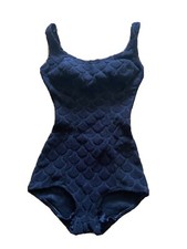 Cole of California Vintage Bathing Black Swim Suit One Piece 8 GOOD CONDITION 