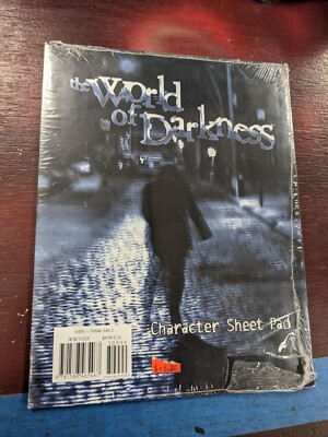 World Of Darkness Character Sheet Pad New 55703