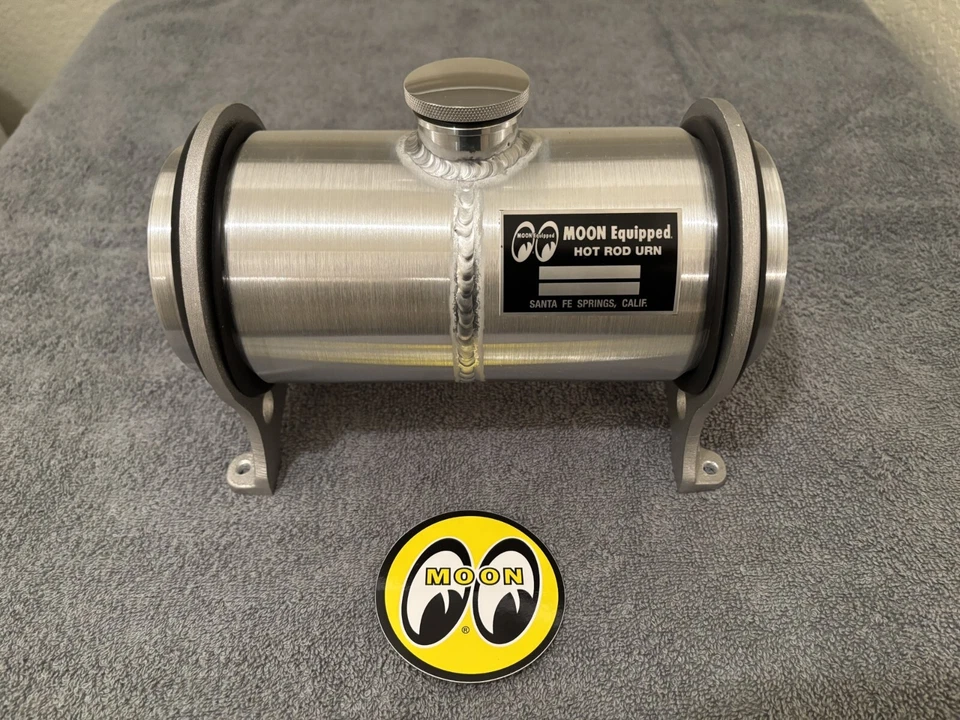 "MOON TANK" CREMATION URN - MOONEYES - "MOON EQUIPPED" - HOT RODS - 1932 FORDS