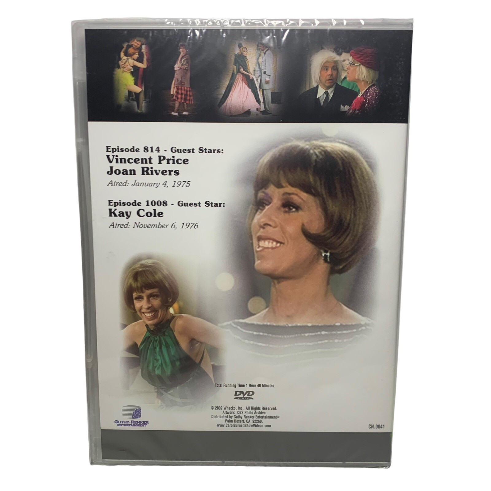 The Carol Show DVD Collectors Edition Episode 814 & 1008 Joan Rivers New 97368873445 eBay