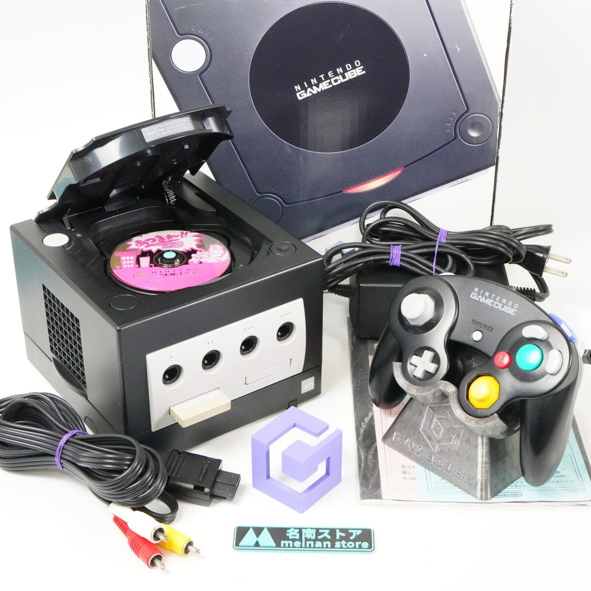 Nintendo GameCube Black Console DOL-001 NTSC U-C/J Region Nintendo GameCube Black Console DOL-001 NTSC U-C/J Region