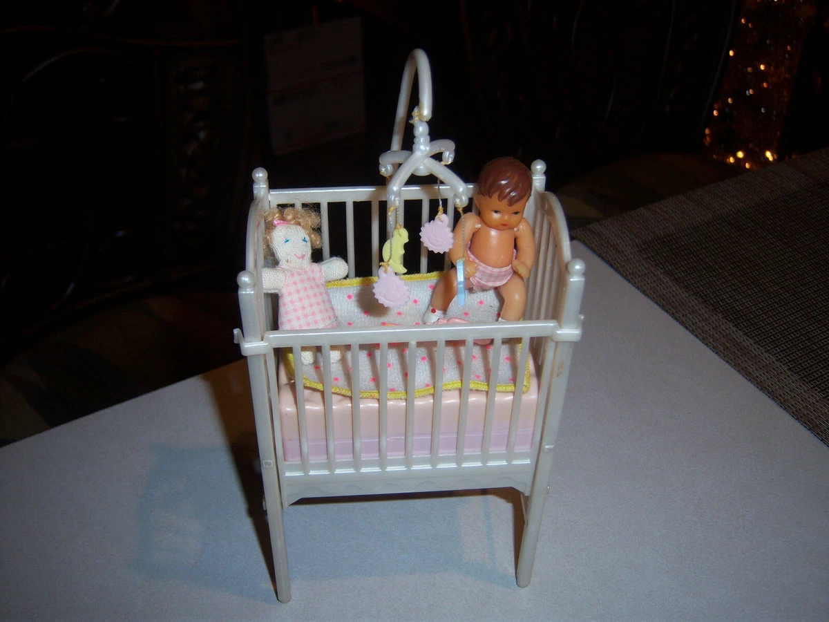 2000 MATTEL ADORABLE HTF MATTEL KRISSY BED TIME BABY BARBIE