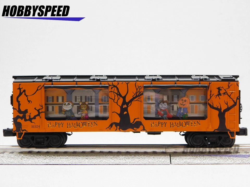 MTH RAILKING HALLOWEEN TRICK OR TREATERS ACTION CAR freight O GAUGE 30-79690 NEW - Image 3 of 4