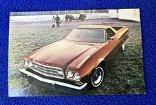 1973 vintage POSTCARD automotive FORD RANCHERO pick-up CAR horses AUTO drive