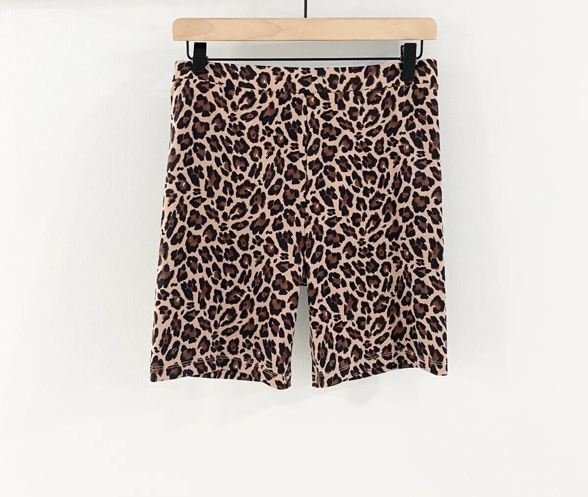 American Eagle Leopard Print Biker Shorts Brown Size Medium | eBay