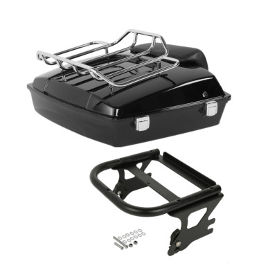 Razor Trunk Backrest Mount Rack Fit For Harley Touring Models 97-08 07