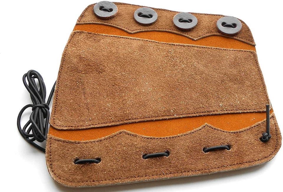Archery Arm guard Suede Arm Guard Bow Bracer Shield Protection - Image 2 of 2