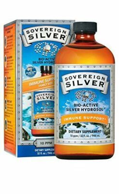 Sovereign Silver Bio-active Silver Hydrosol 10 PPM 32 Ounces
