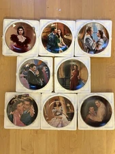 The Passions Of Scarlett O'Hara 8 Plate Collector Series by Paul Jennis w/COA