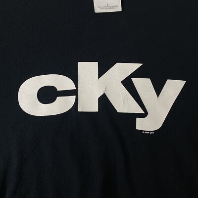 Vintage 90s CKY Jackass Bam Margera Skate Band Movie Black T Shirt