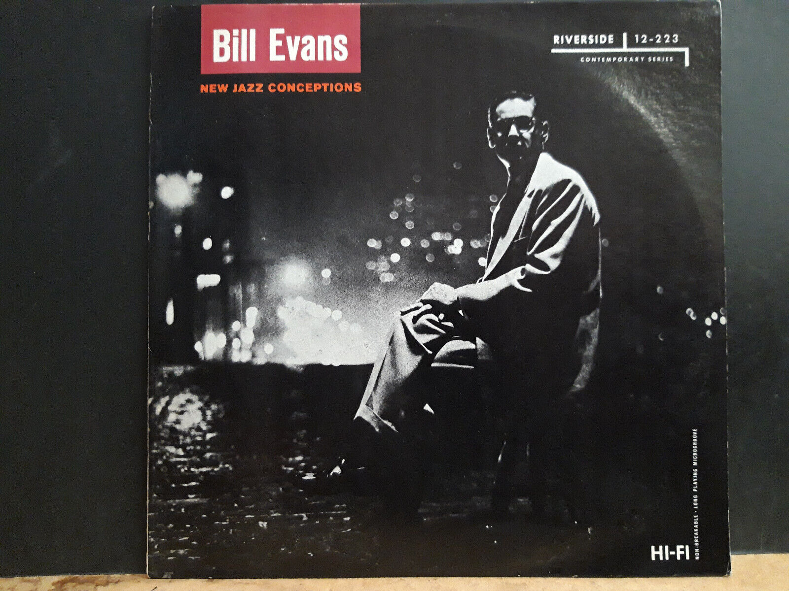 BILL EVANS  New Jazz Conceptions  LP  U.S.  1982 issue  Post-Bop Cool Jazz   EX