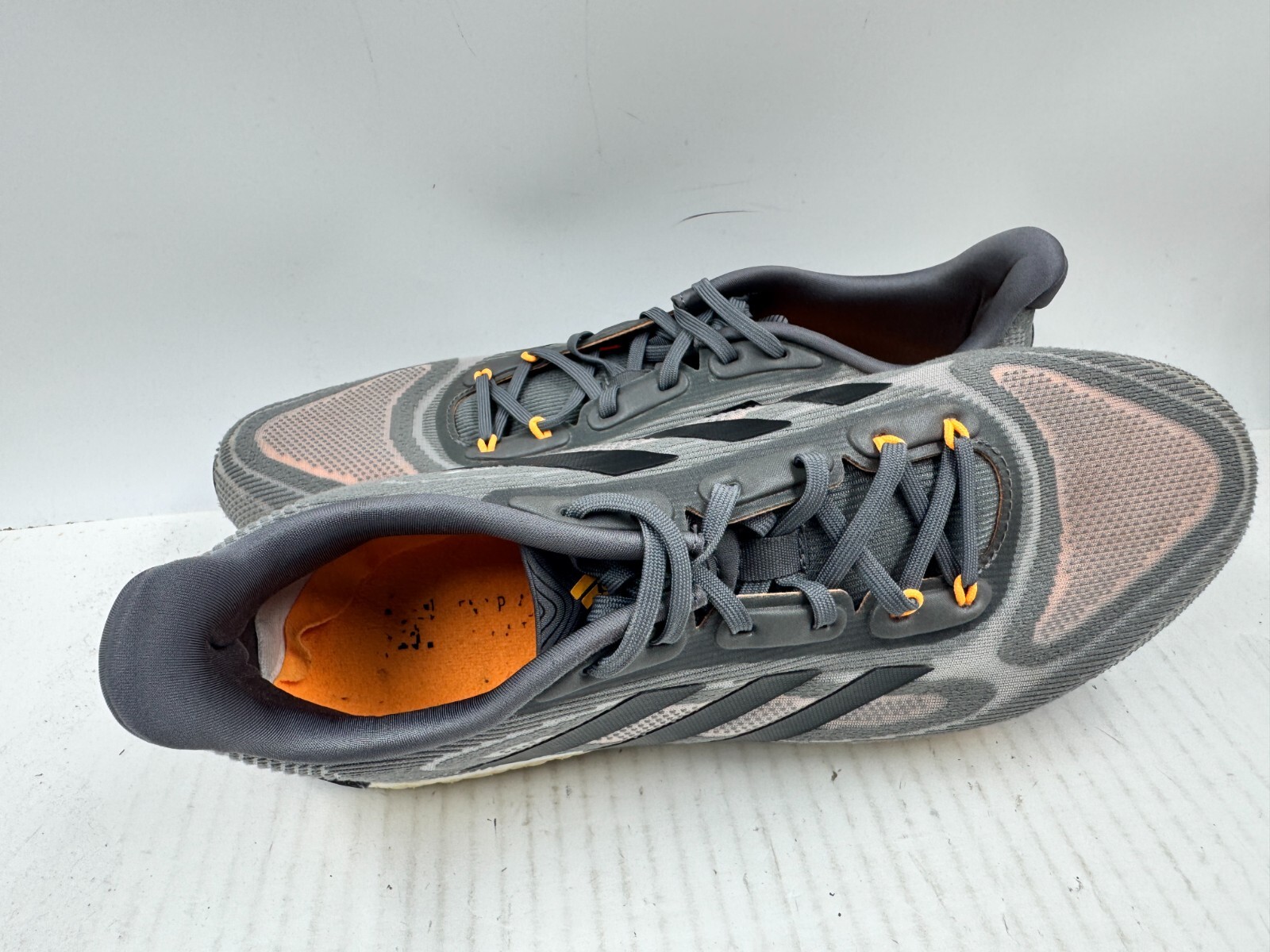 Adidas Supernova+ Sneakers Men's Size 9.5 Gray Lace Up Athletic  Shoes GX2952 thumbnail 5