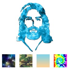 Jesus Religion Christ - Decal Sticker - Multiple Patterns Sizes - ebn3404