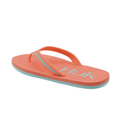huk women's flip flops