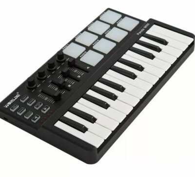 Worlde Panda mini 25-Key Portable USB Keyboard Drum Pad MIDI Electric Controller
