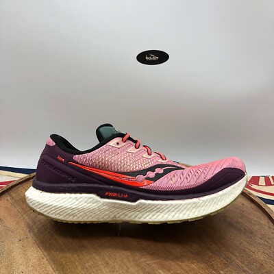 Saucony x Jackrabbit Women Triumph 18 Pink/Purple Glow Shoes