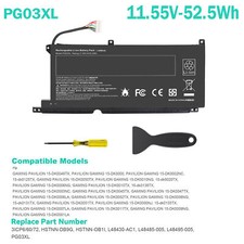 Battery PG03XL For HP Pavilion Gaming 15-DK 3ICP6/60/72 L48430-AC1 L48495-005 US