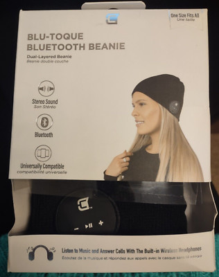 CASECO Bluetooth Beanie, NIB Distressed Box, Black OSFA
