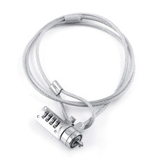 Laptop Security Lock Computer Lock Cable Chain Theft Deterrent 4 Digit Passwo...