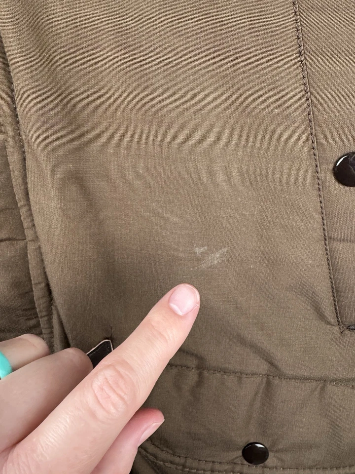 Chaqueta Abrigo Parka De Colección Spiewak Polar Dorado Talla 32 Capucha De Piel Marrón Sin Stock Nueva con Etiquetas Foto 2 de 4